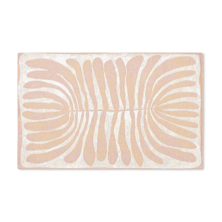 Town & Country Living TOWN & COUNTRY Luxe Livie Matisse Cutout Everwash Non-Slip Backing Washable Multi-Use Kitchen Mat