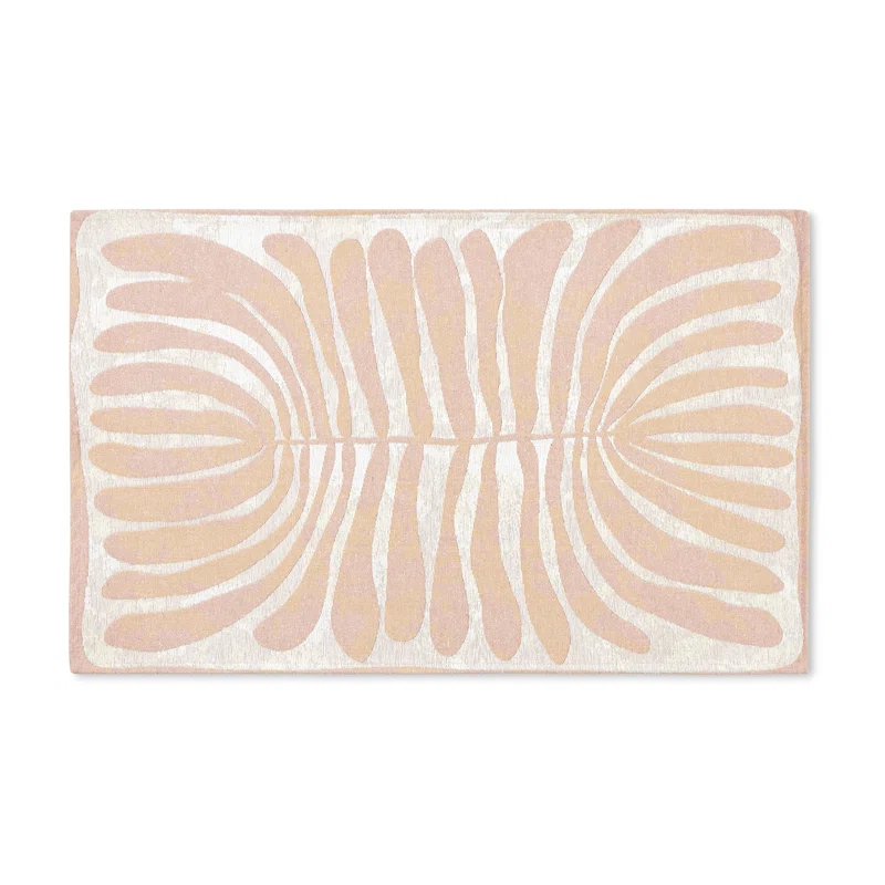 Town & Country Living TOWN & COUNTRY Luxe Livie Matisse Cutout Everwash Non-Slip Backing Washable Multi-Use Kitchen Mat