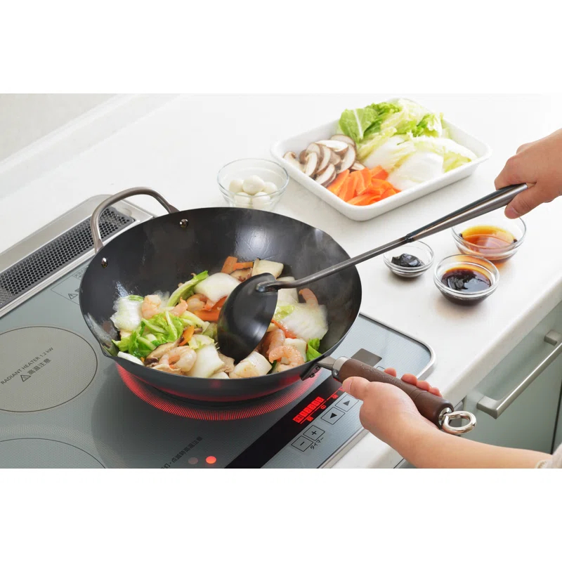 Yoshikawa Cookware Yoshikawa Cookware Beijing Non-Stick Carbon Steel Wok