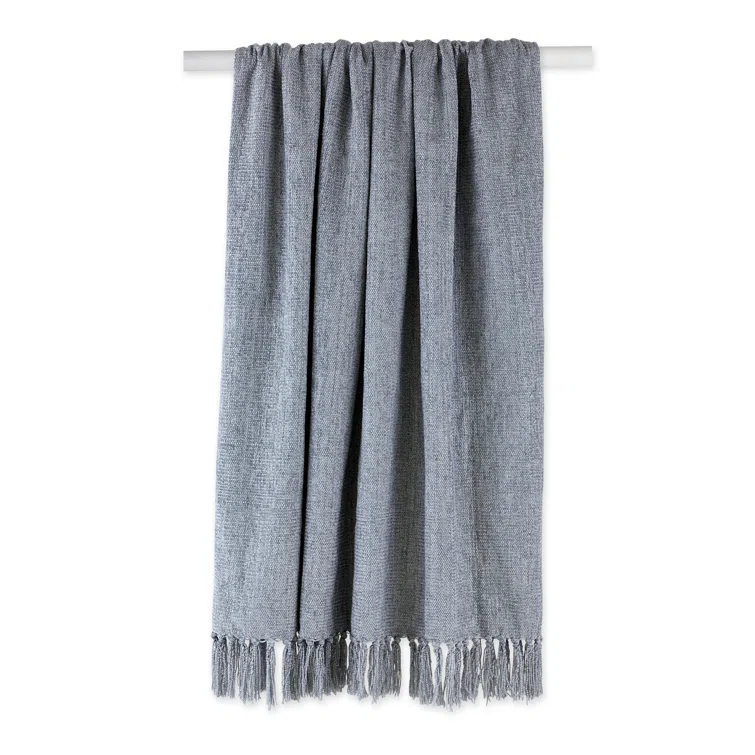 Design Imports Hand Woven Throw Blanket