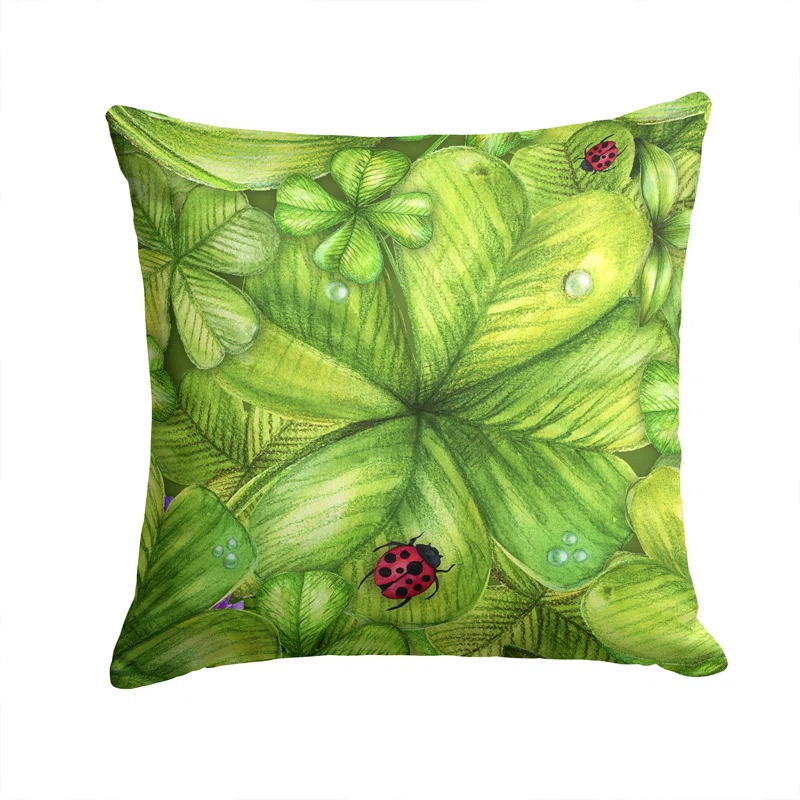 Caroline's Treasures Floral Indoor/Outdoor Throw Pillow