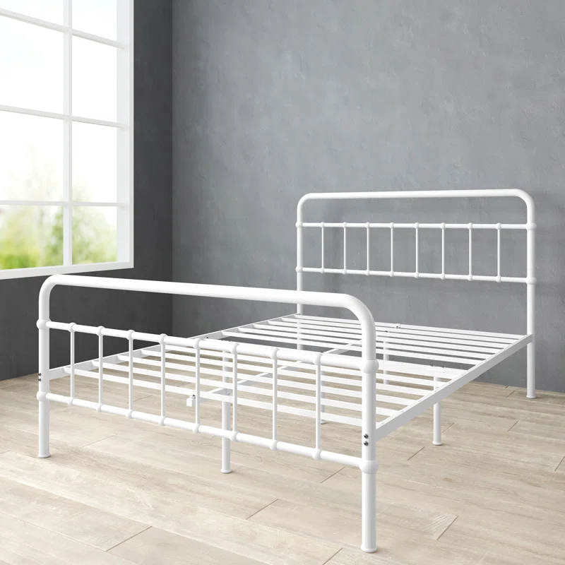 Zinus Florence 42" Modern Farmhouse Metal Platform Bed