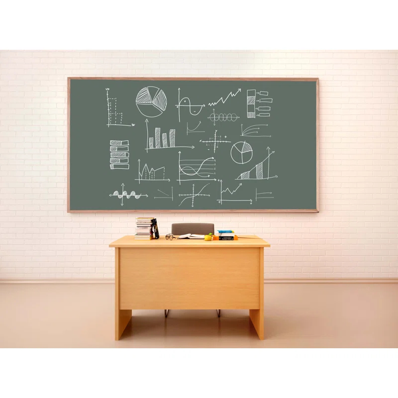 AARCO Wall Magnetic Chalkboard