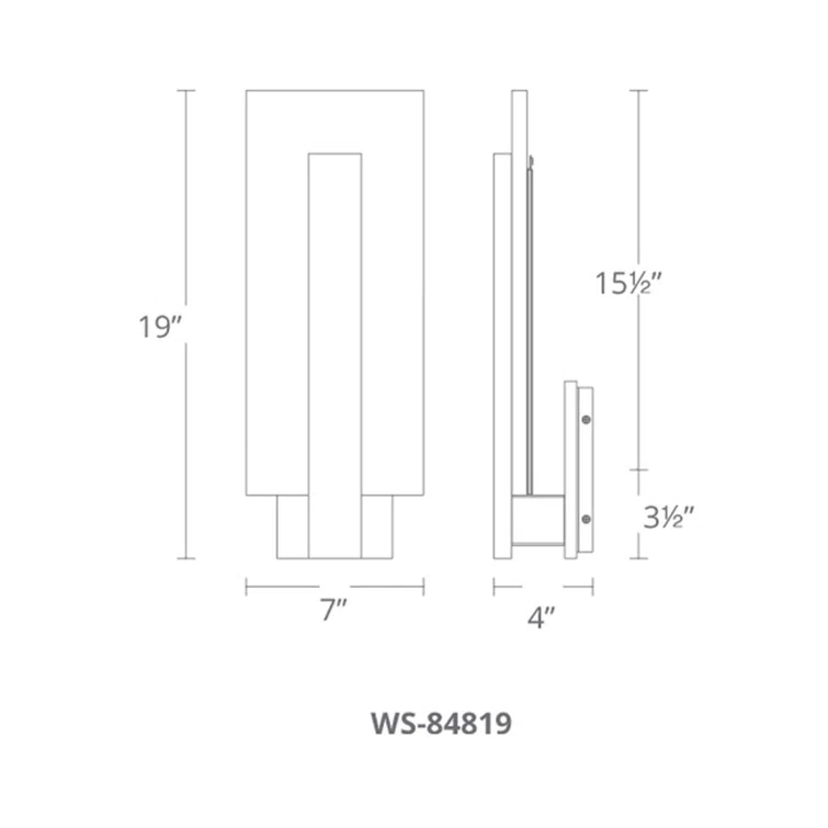 Stem Wood LED Armed Sconce
