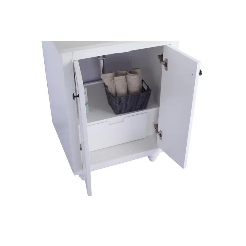 Mercer41 Mundy 24'' Single Bathroom Vanity with Stone Top