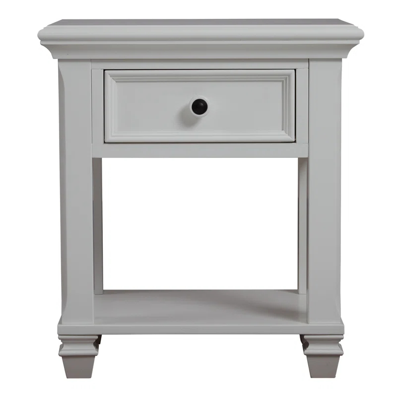 Baby Cache Glendale 1 Drawer Solid Wood Nightstand