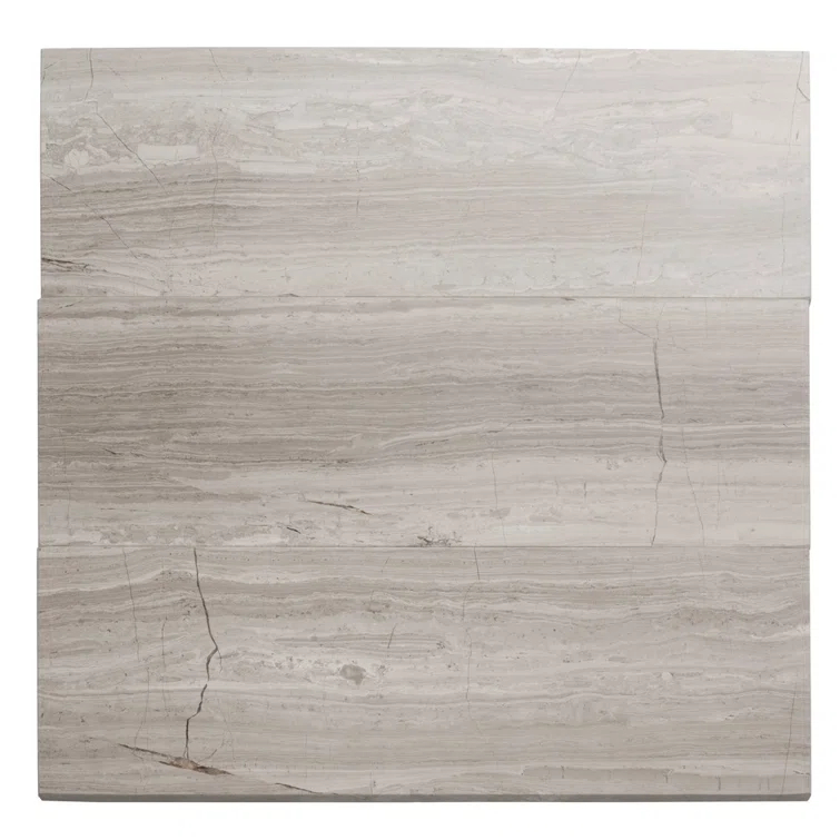 Apollo Tile 4 x 12 Wooden Grey Marble Subway Tile