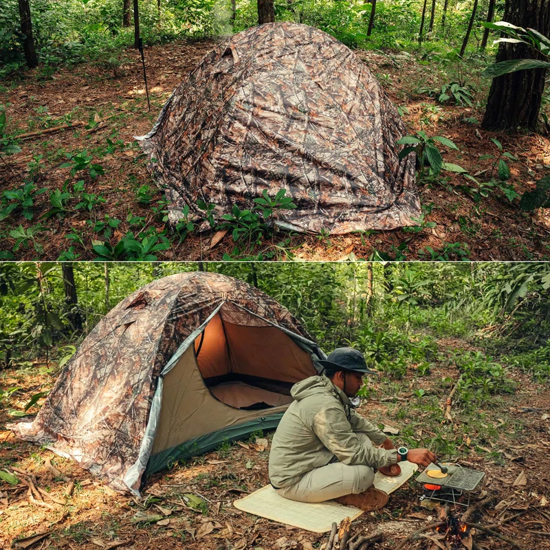 LIFETIME FLOORING LLC Ultralight 2 Person Backpacking Tent 4 Season Waterproof Camping Tent Double Layer Cold Weather Easy Set Up Tents For Family Camp, Hiking, Hunting Outdoor Mountaineering Travel