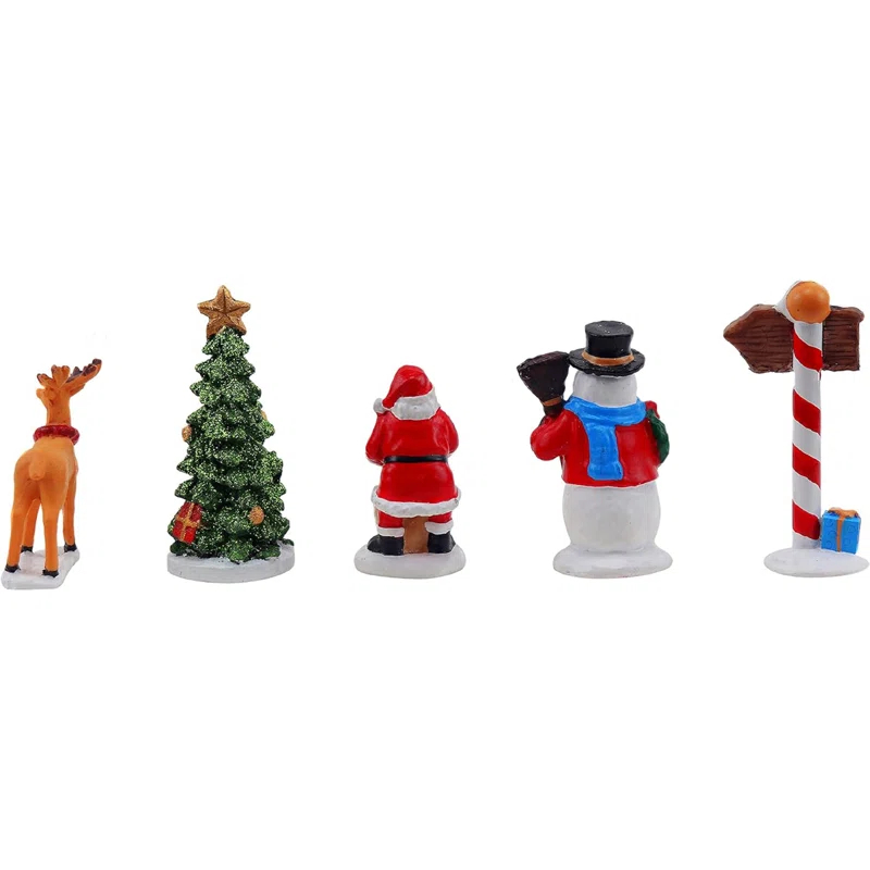 c&g home 5 Piece Village Figurine Set