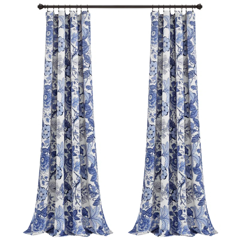 Lush Decor Polyester Room Darkening Curtain Pair (Set of 2)