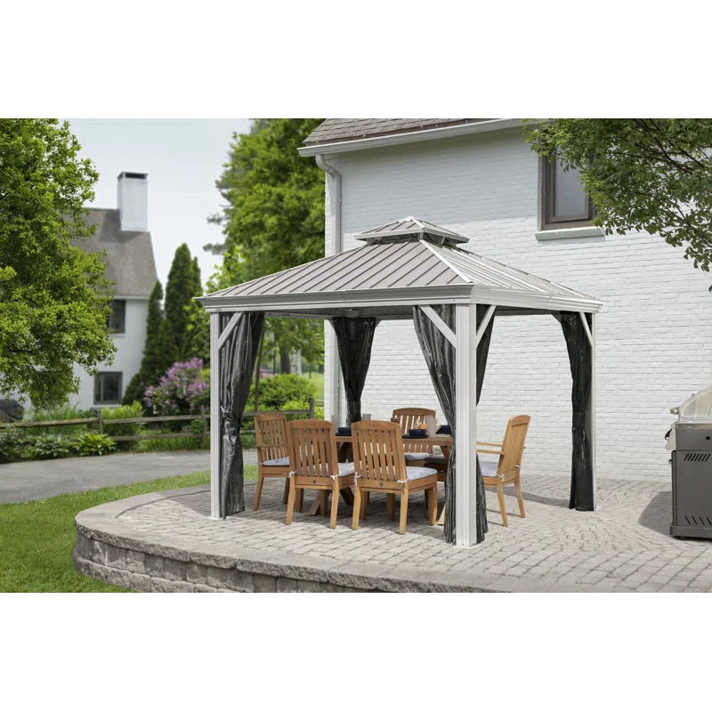 Sojag Sojag Monaco Champagne 10 ft. x 10 ft. Gazebo
