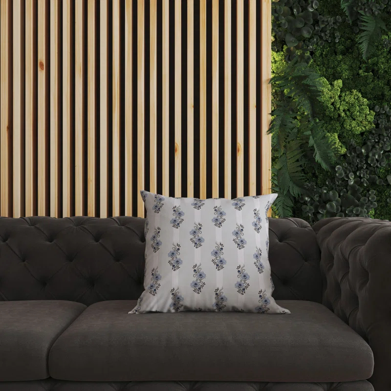 Amrita Sen Floral Luminosity Floral Indoor/Outdoor Reversible Throw Pillow