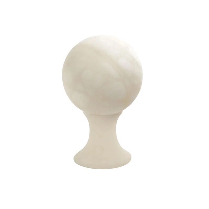 Global Views Alabaster Sphere Stand