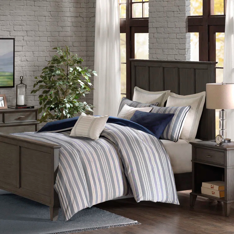 Madison Park Signature Madison Park Signature Farmhouse Cotton Blend Comforter Set