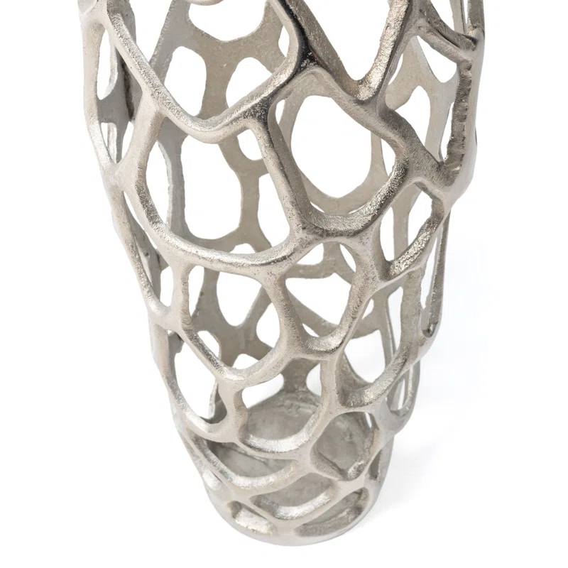 Arabella Handmade Aluminum Floor Vase