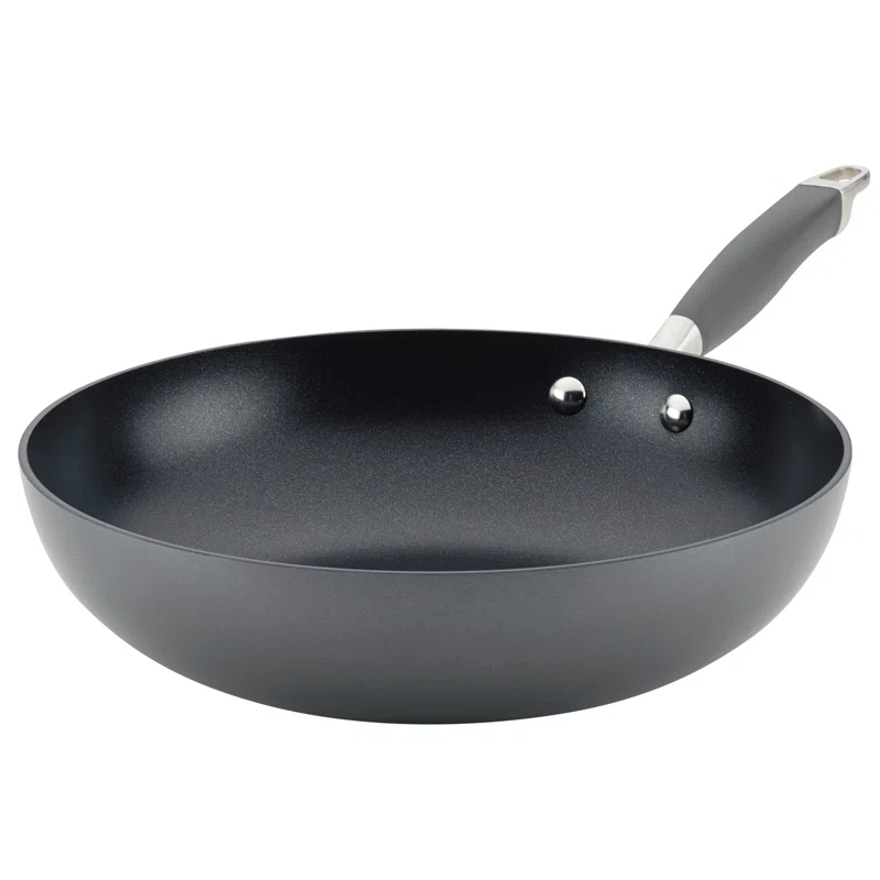 Anolon Anolon Advanced Home Hard Anodized Nonstick Stir Fry Pan / Wok, 12 Inch