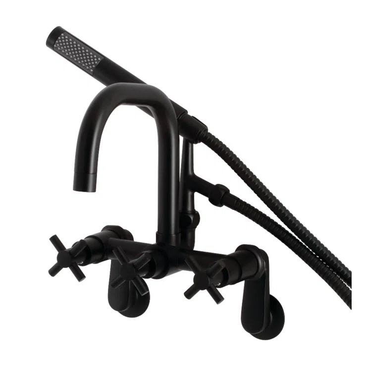 Kingston Brass Kingston Brass Concord Wall Mount Clawfoot Tub Faucet AE8457DX