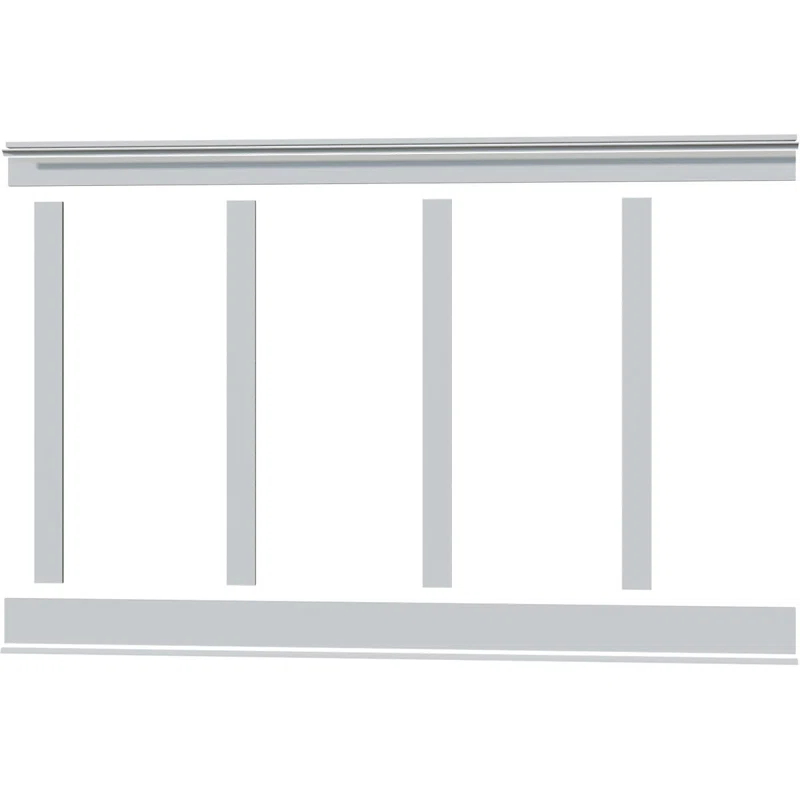 Deluxe Shaker PVC Wall Paneling in White