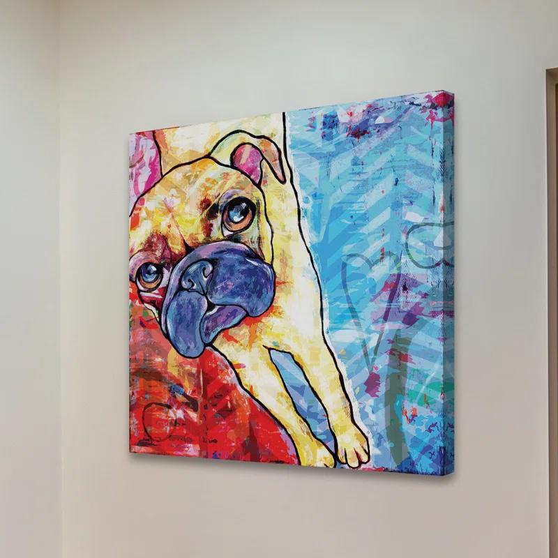 Marmont Hill " Pug Pop Art " by Stephanie Gerace