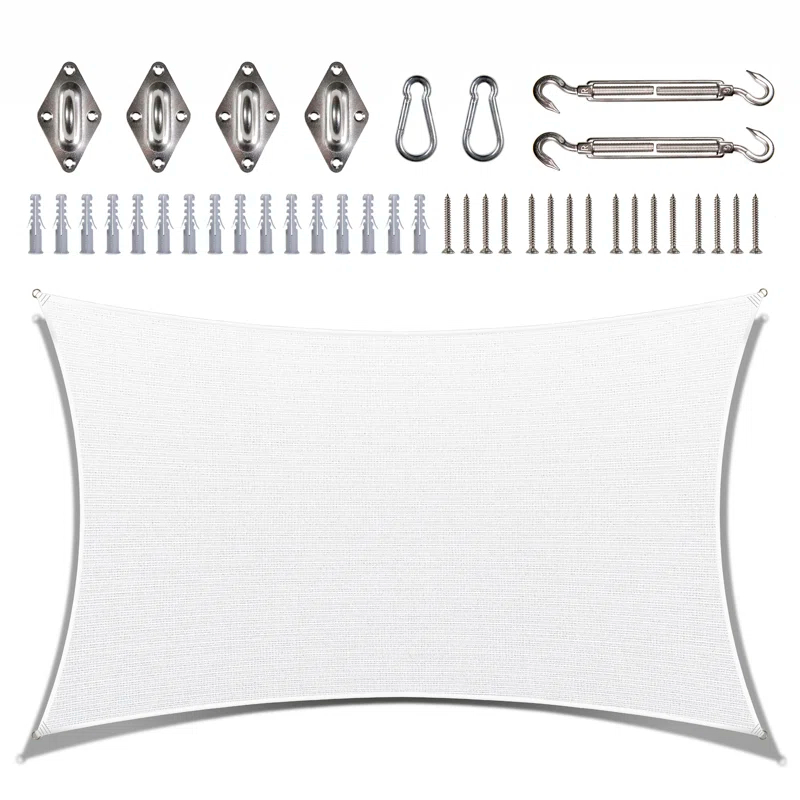Royal Shade Royal Shade Rectangle Shade Sail With Hardware Kit