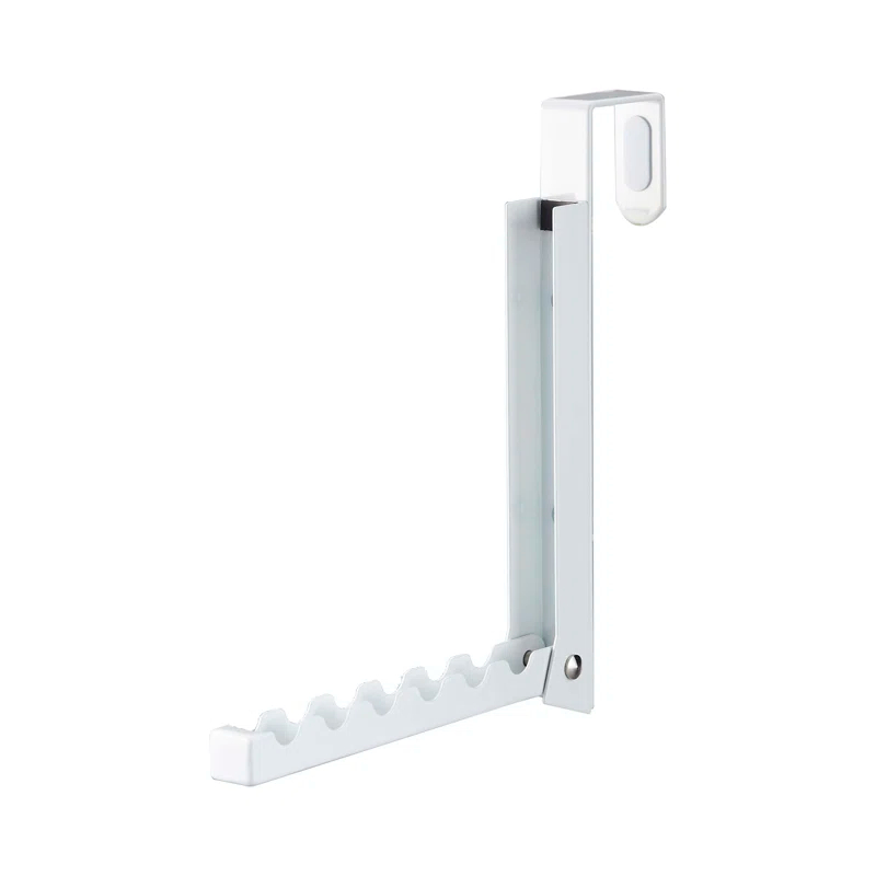 Yamazaki Home Over The Door Hooks - Folding Hanging Coat Rack, Steel, Over-the-Door