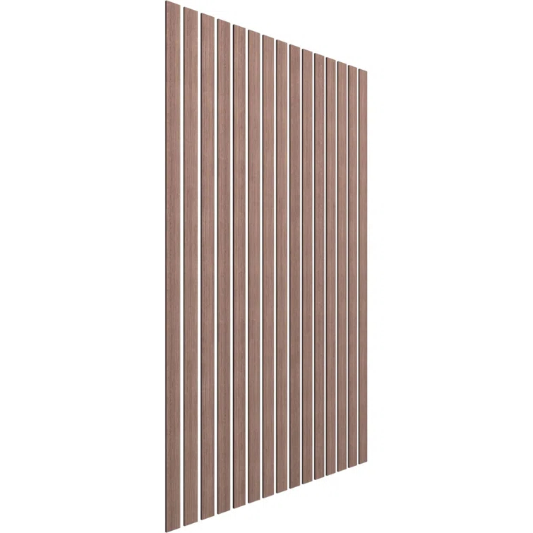 Ekena Millwork Adjustable Wood Slat Wall Panel Kit