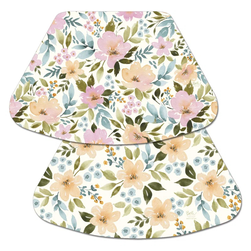 CounterArt Floral Wedge Placemat
