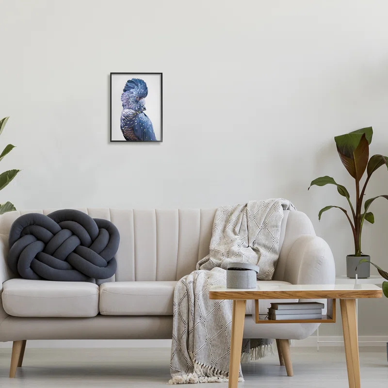 Stupell Industries " Gray Cockatoo Portrait " by Sisi And Seb