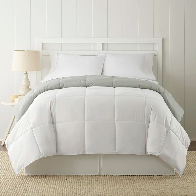 Modern Threads Modern Threads Sanctuary by PCT Down Alternative Microfiber Quilted Reversible Comforter & Duvet Insert - Soft, Comfortable Alternative to Goose Down - Bedding for All Seasons