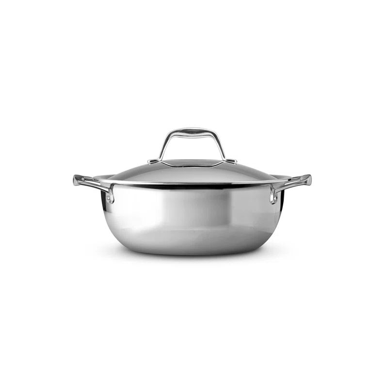 Tramontina 4 Qt Tri-ply Clad Covered Universal Pan