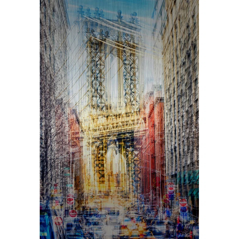 Marmont Hill "Chromatic City" Print on Metal