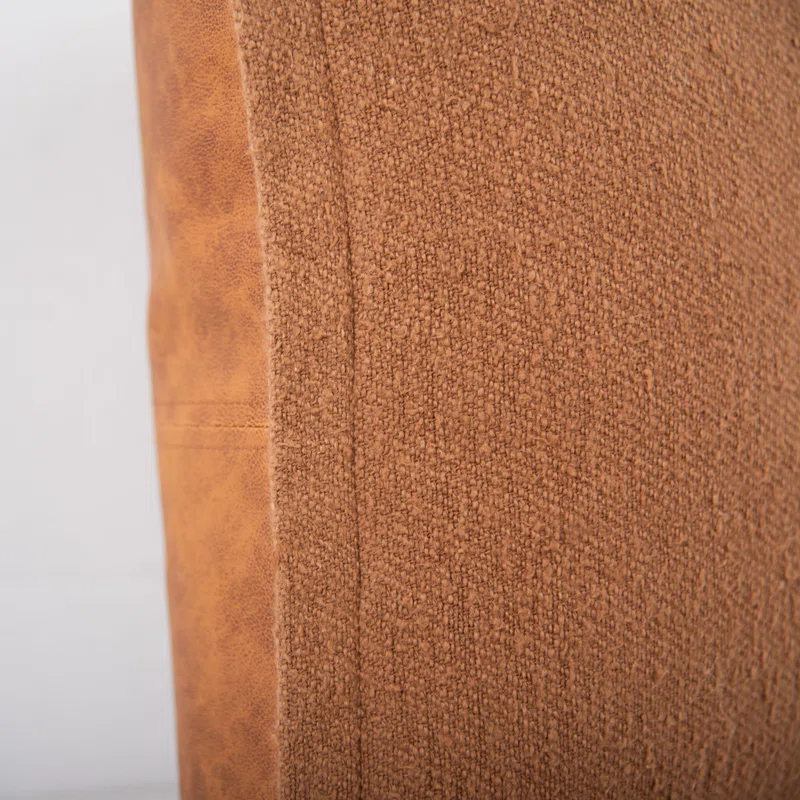 Rizzy Home Faux Leather Throw Pillow