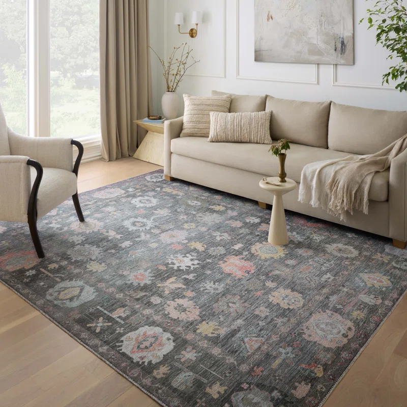 Loloi II Elysium Charcoal / Multi Area Rug
