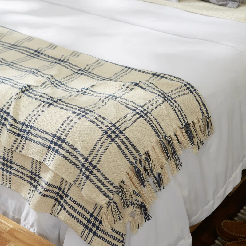 Design Imports Hand Woven Throw Blanket