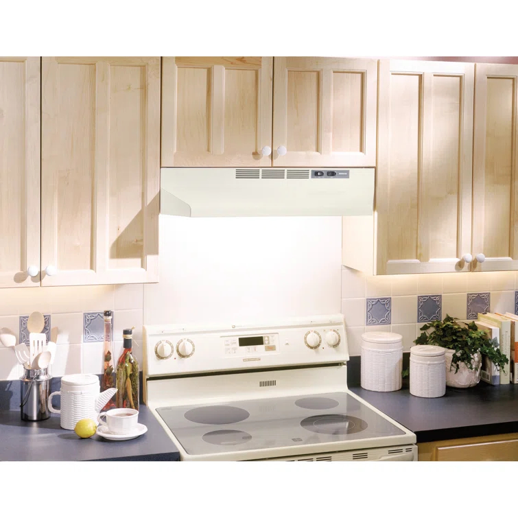 Broan NuTone Broan NuTone 24" Steel Ductless (Non-Vented) Under Cabinet Range Hood with Charcoal Filter BUEZ124WW