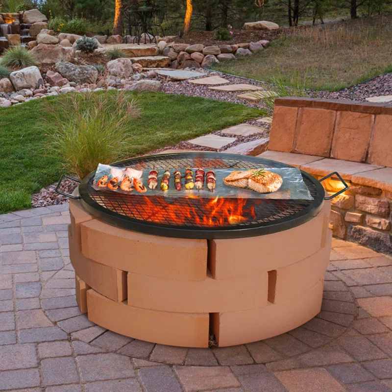 VEVOR Round Alloy Steel Fire Pit Tool
