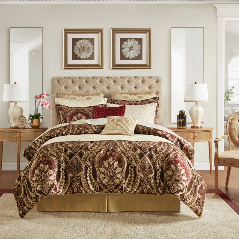 Croscill Croscill Julius 4 Piece Chenille Jacquard Comforter Set