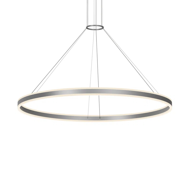 Double Corona 2 - Light Dimmable LED Wagon Wheel Chandelier