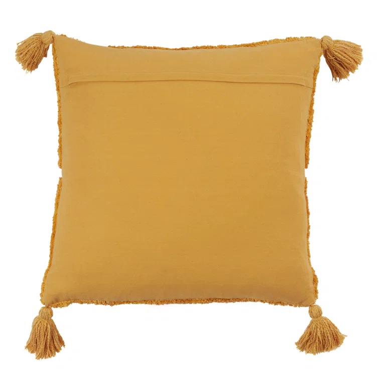 Saro Allman Collection Geometric Cotton Throw Pillow