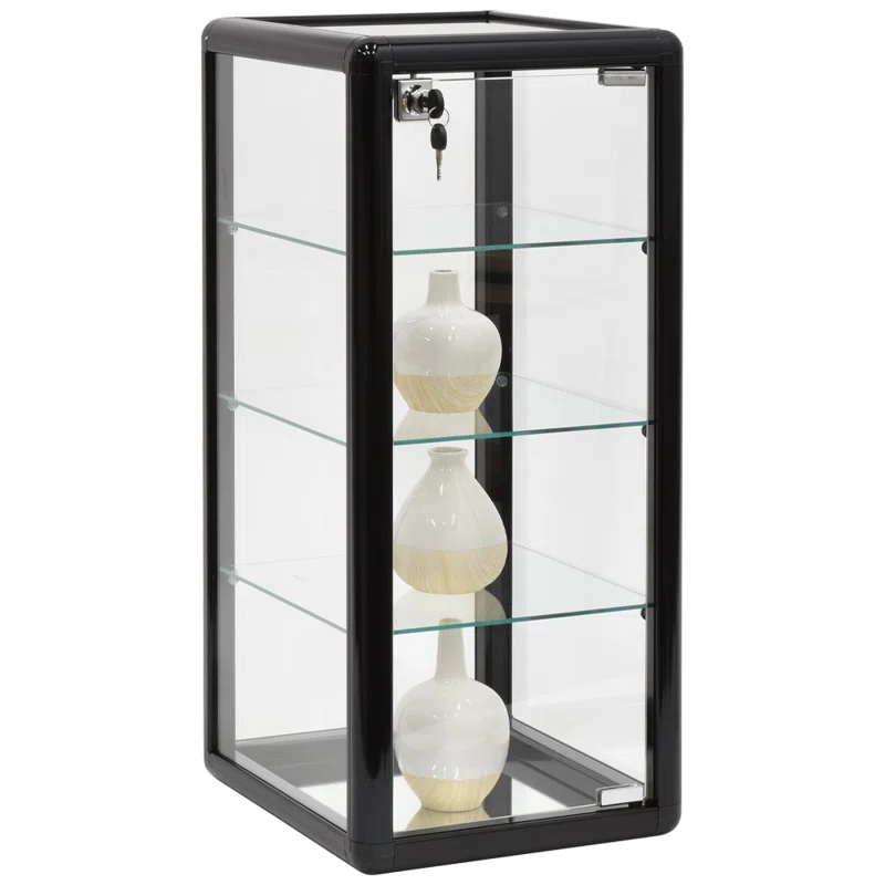 Specialty Store Services 27'' H x 14'' W Aluminum Display Case