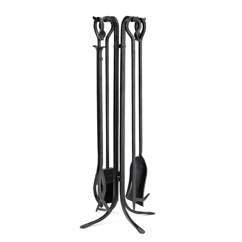 Plow & Hearth 5 Piece Fireplace Tool Set