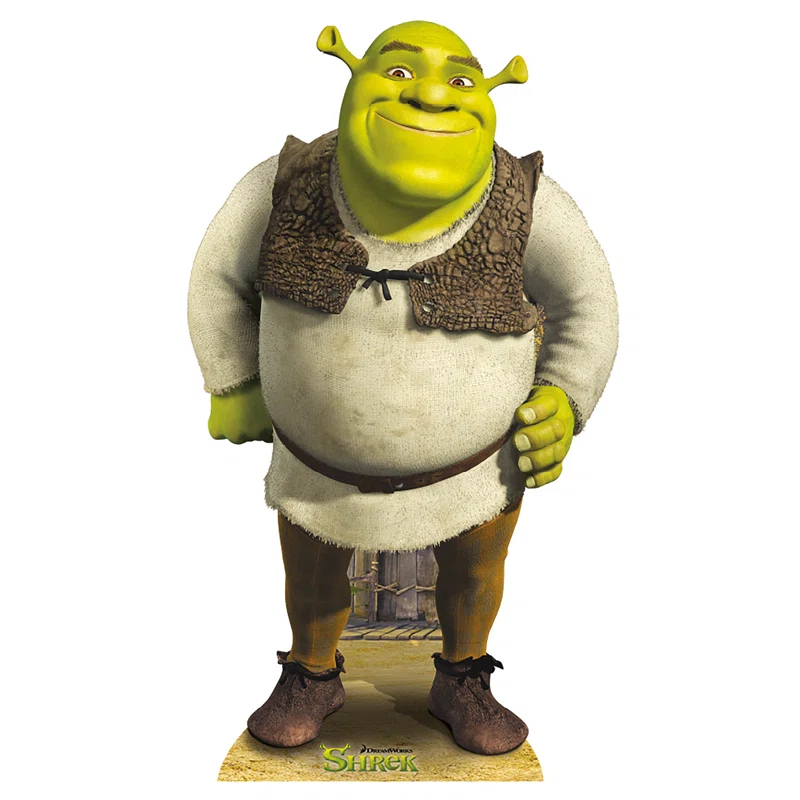 Shrek Cardboard Cutout Cardboard Standup