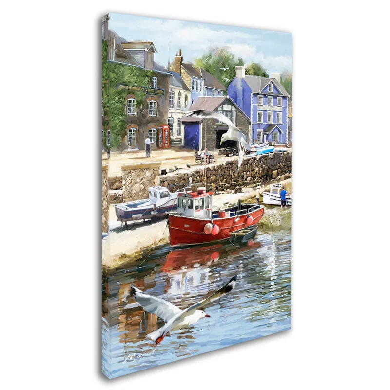 Trademark Fine Art The Macneil Studio " Coastal Town " by The Macneil Studio