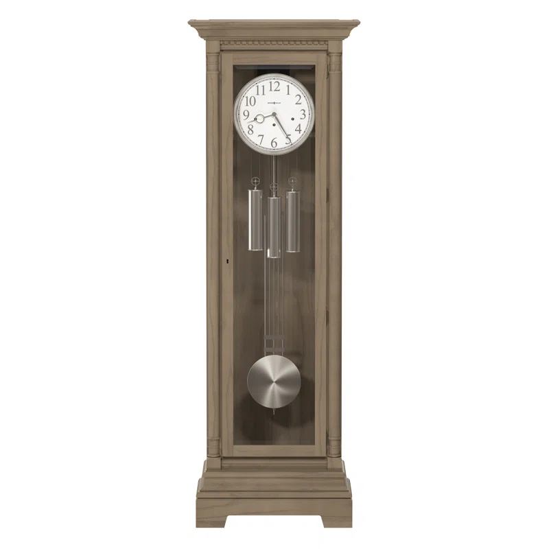 Howard Miller® Scott 80.25'' H Oak Solid Wood Grandfather Clock