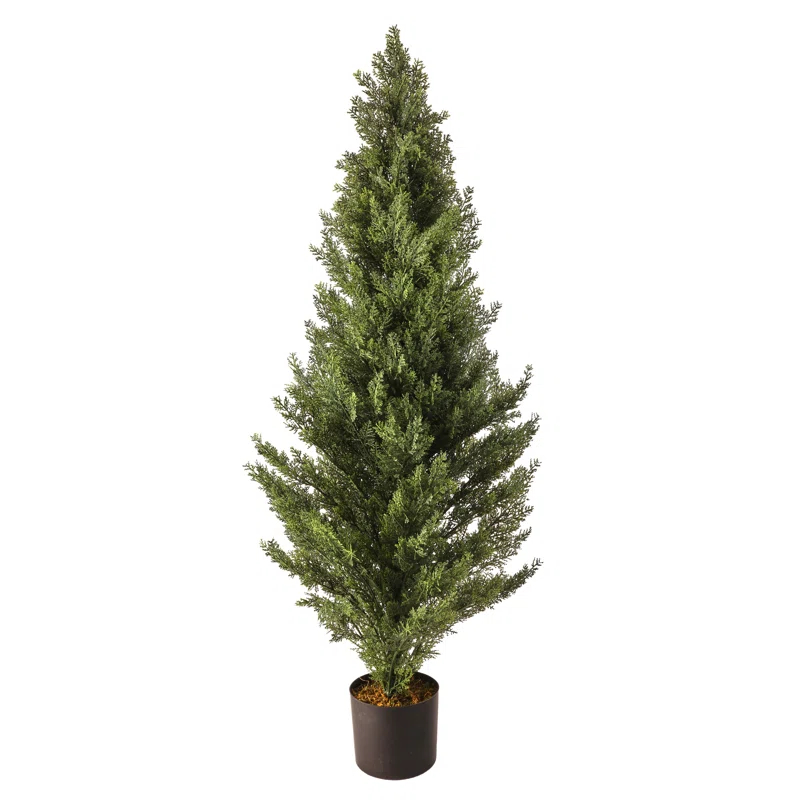 Regency International Indoor and Outdoor Potted Artificial Arborvitae Tree