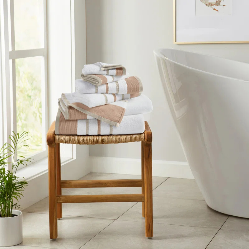 FreshFolds Cotton Blend Decorative 6-Piece Towel Set