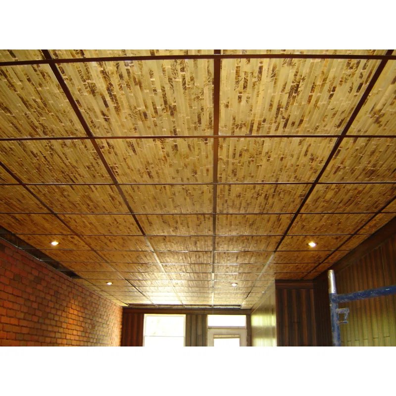 Backyard X-Scapes Bamboo Wall Paneling Wainscoting Wall Panel Decor