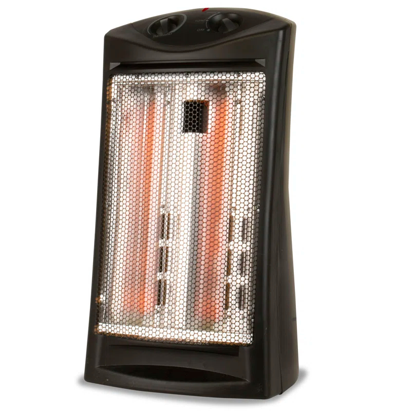 BLACK+DECKER Quartz 1500 Watt Electric Infrared Tower Heater with Manual Control
