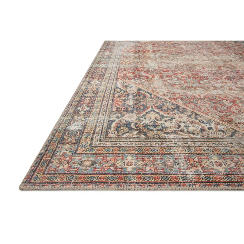 Amber Lewis x Loloi Georgie Red / Navy Area Rug