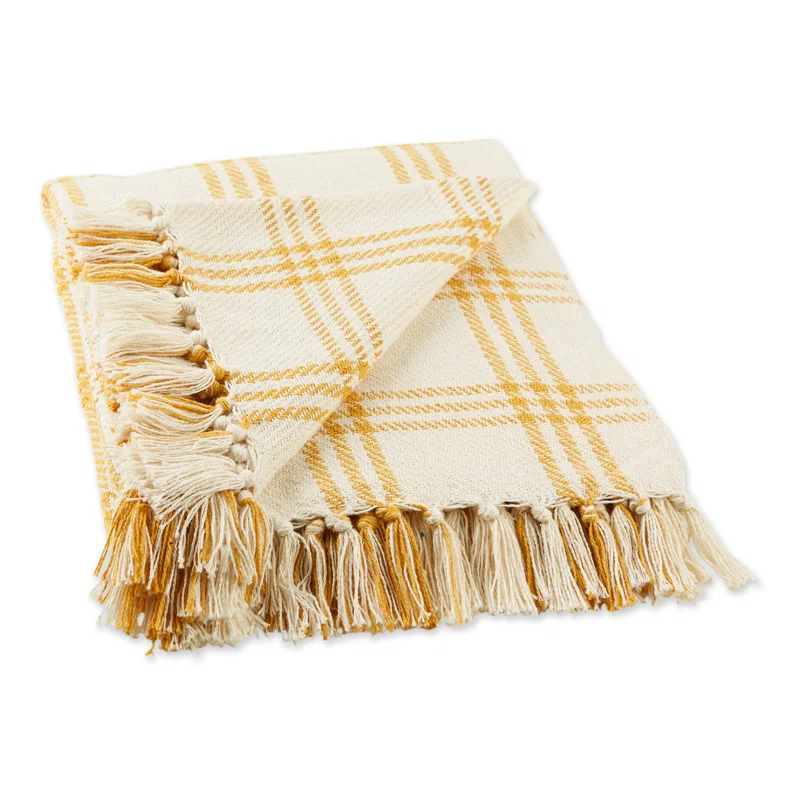 Design Imports Hand Woven Throw Blanket